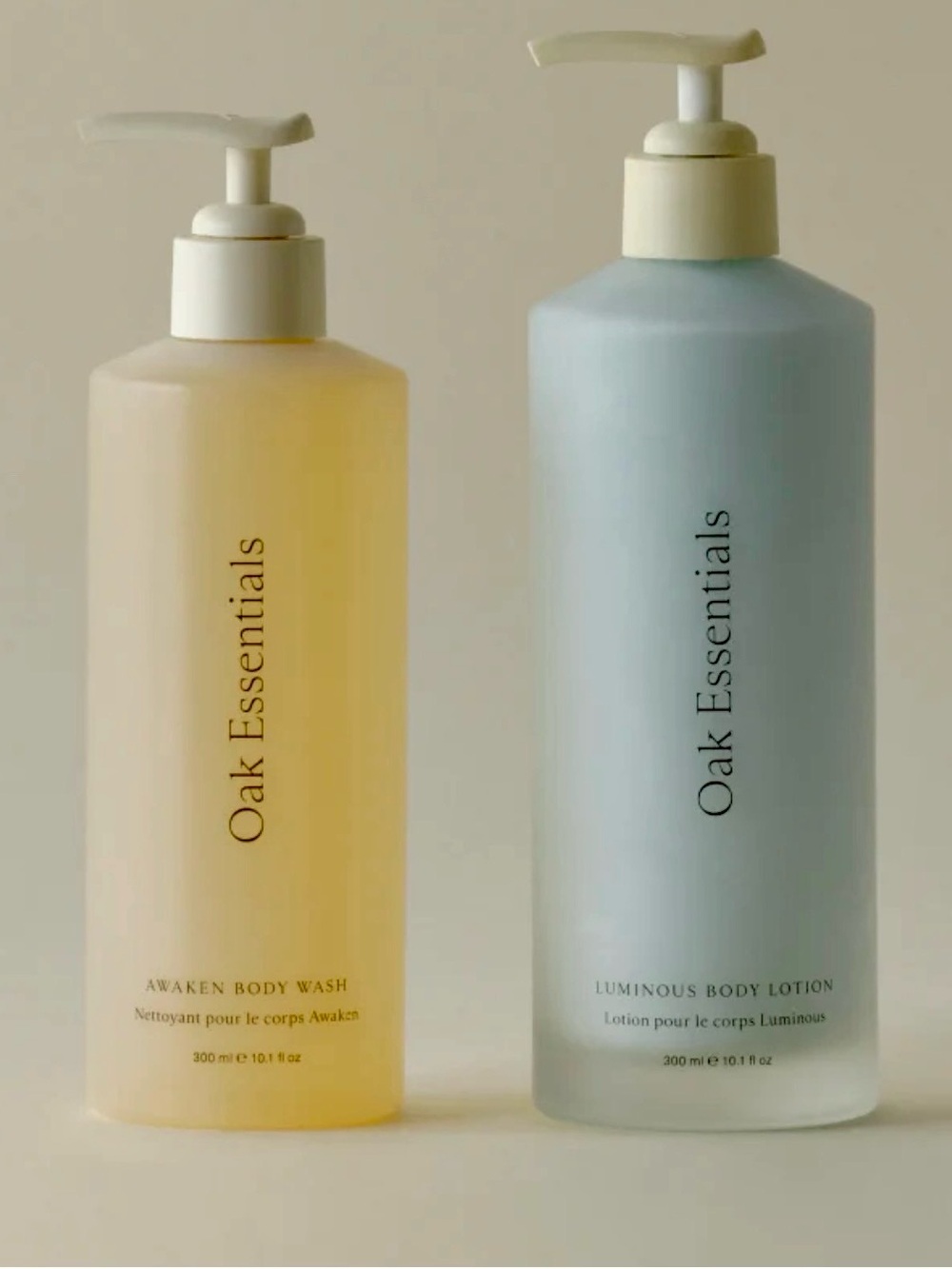 NEW, Oak Essentials Silk Body Duo Set- Body Lotion & Body Wash, Full-size